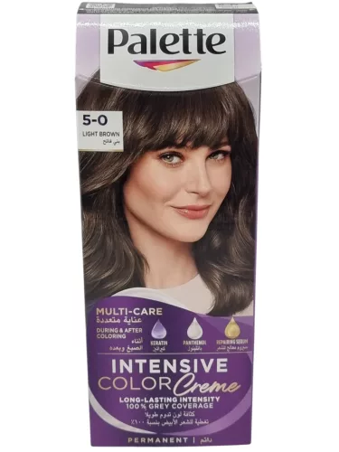 Palette Intensive Color Creme hair color 5-0 világosbarna
