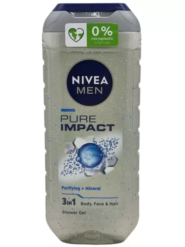 NIVEA Tusfürdő 250ml MEN Pure Impact