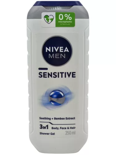 NIVEA Tusfürdő 250ml MEN Sensitive