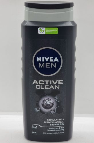 Nivea tusfürdö 500ml MEN Active Clean