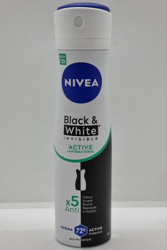 NIVEA deo spray 150ml Invisible Black&White Active