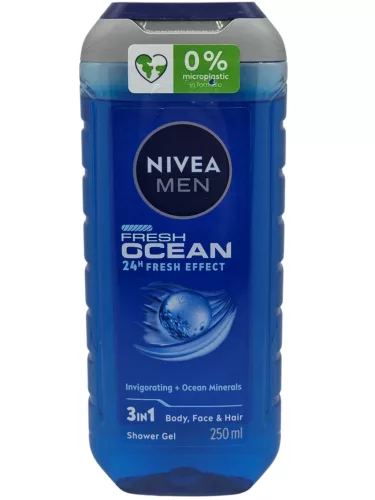 NIVEA Tusfürdő 250ml MEN Fresh Ocean
