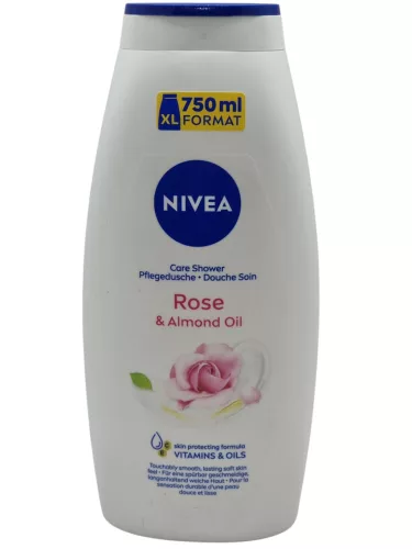 NIVEA Habfürdő 750ml Rose&Almond Milk