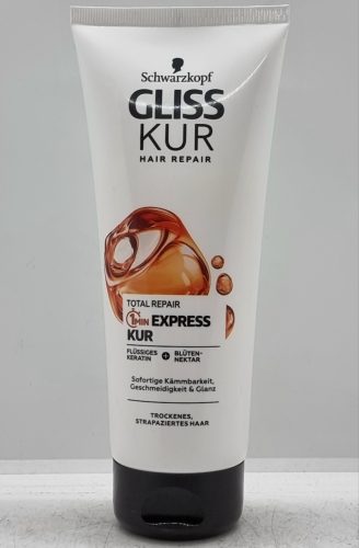 Gliss Kur 1 Perces Intenzív Kúra 200ml Total Repair