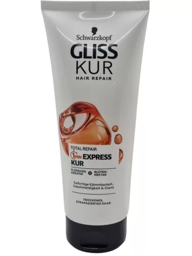 Gliss Kur 1 Perces Intenzív Kúra 200ml Total Repair