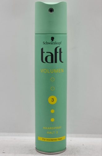 TAFT  Hajlakk 250 ml Volume Halt3 Fur trockenes Haar (sarga)