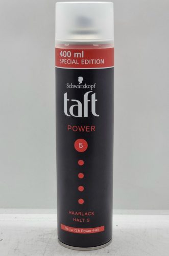 TAFT  Hajlakk 400 ml Power kofein, Mega stark: 5
