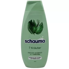 SCHAUMA sampon 400ml 7krauter frische&volumen