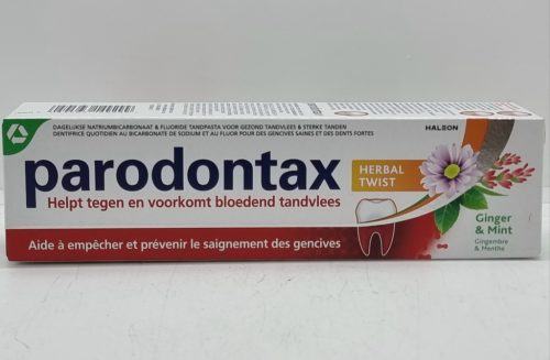 PARODONTAX Fogkrém 75ml Herbal Twist- Ginger& Mint