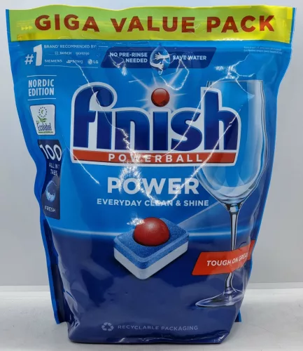 FINISH Mosogatógép Tabletta 100 pcs AIO Power