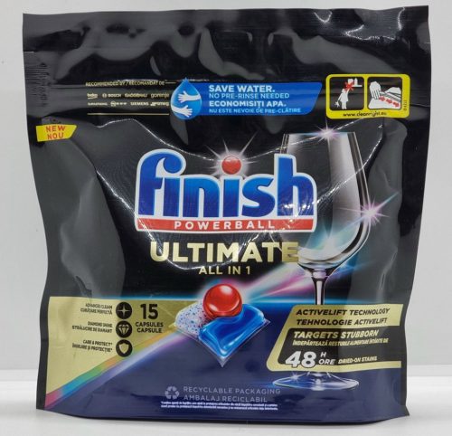 FINISH Mosogatógép Kapszula 15tabs Ultimate