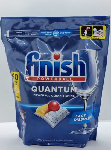 FINISH Mosogatógép Tabletta 60pcs Quantum All in one lemon
