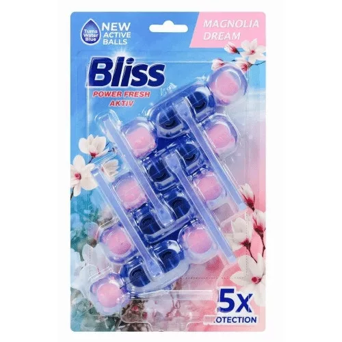BLISS WC Frissítő Golyó 4x50g Magnolia