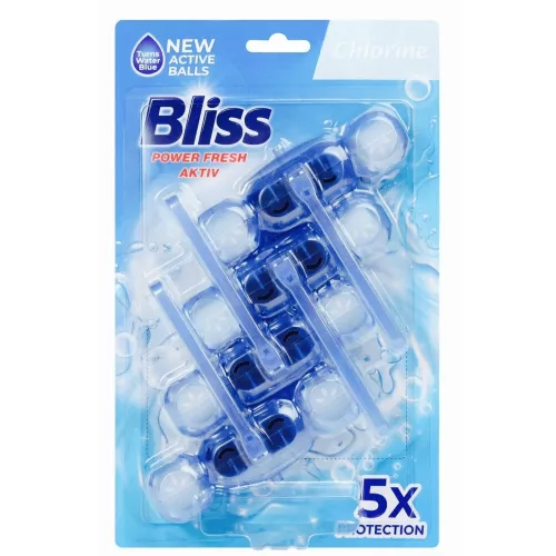 BLISS WC Frissítő Golyó 4x50g Chlorine