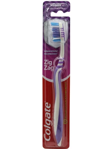 COLGATE Fogkefe Zig Zag medium