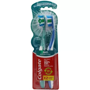 COLGATE fogkefe 360 1+1 soft