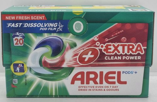 ARIEL Pods+ Mosókapszula 20 mosás Extra Clean Power