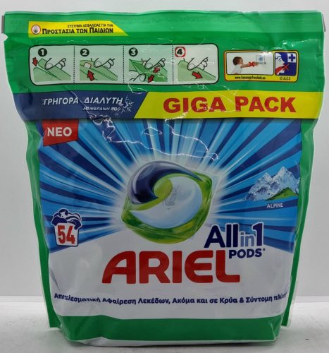 ARIEL Mosókapszula 54pcs Alpine