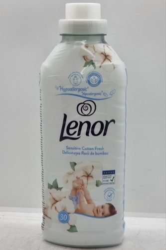 LENOR Öblítő Koncentrátum 750 ml 30 mosás Sensitive Cotton fresh