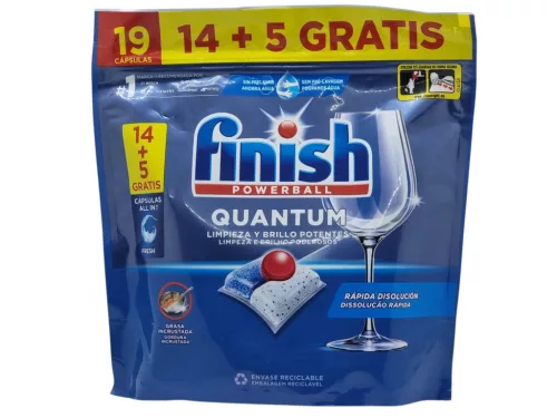 FINISH Mosogatógép Kapszula 14+5 pcs Quantum All in One Regular
