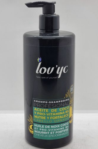 LOV'YC Sampon 750ml Nourishes and Strength Damaged Hair Coconut - Sérült hajra