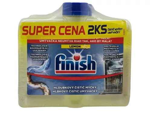 FINISH Mosogatógép Tisztító DUO 250ml Lemon