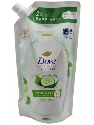 DOVE Folyékony Szappan Utántöltő 500ml Cucumber & Green Tea