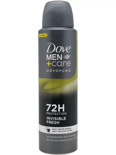 DOVE Dezodor 150 ml Advanced Care MEN Invisible fresh