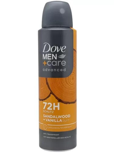 DOVE Dezodor 150 ml Advanced Care MEN Sandalwood&Vanila