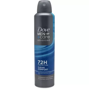 DOVE Dezodor 250ml MEN Advanced Care Clean Comfort