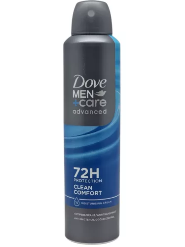DOVE Dezodor 250ml MEN Advanced Care Clean Comfort