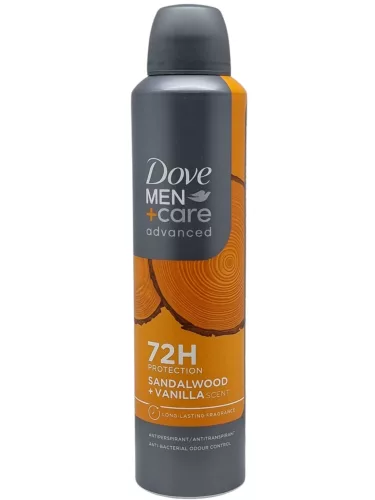 DOVE Dezodor 250ml MEN Advanced Care Sandalwood