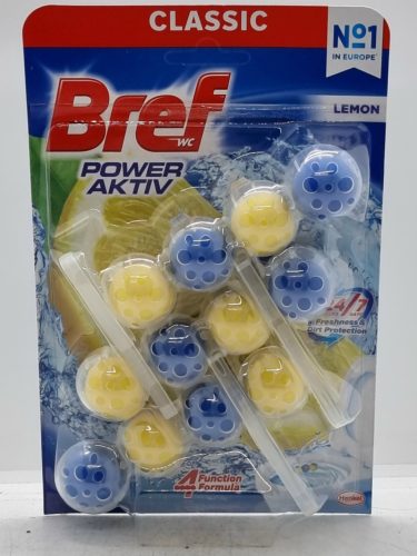 BREF WC Frissítő Golyó 3x50g Power Active Lemon