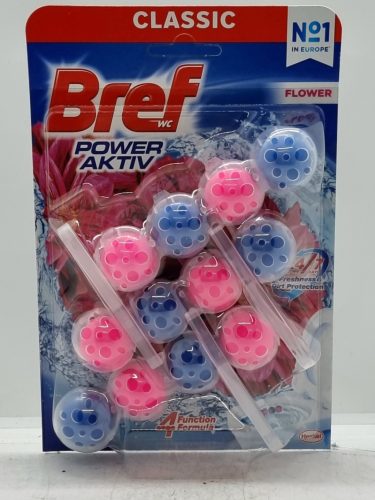 BREF WC Frissítő Golyó 3x50g Power Active Flower