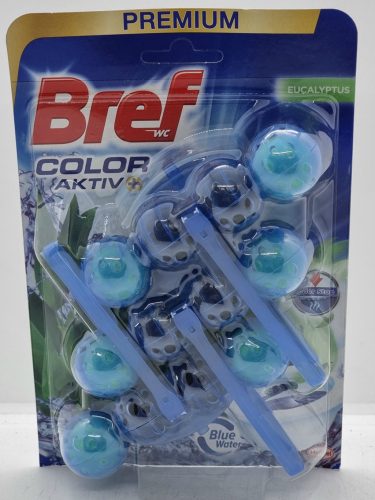 BREF WC Frissítő Golyó 3x50g Color Active+ EUCALYPTUS