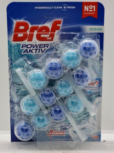 BREF WC Frissítő Golyó 3x50g Power Active ocean
