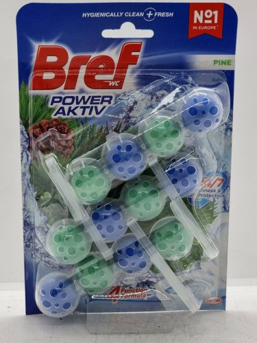 BREF WC Frissítő Golyó 3x50g Power Active Pine