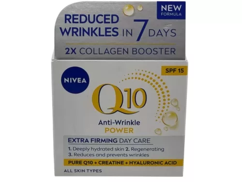 NIVEA krém Q10 DAY 50ml  Power SPF  - Ránctalanító Nappali Arckrém