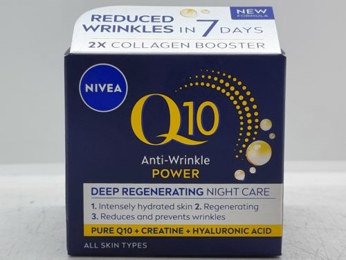 NIVEA krém Q10 Pus  Night 50ml  -  Ránctalanító Éjszakai Arckrém 50ml