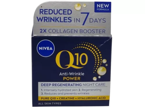 NIVEA krém Q10 Plus  Night 50ml  -  Ránctalanító Éjszakai Arckrém 50ml
