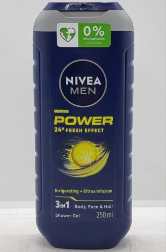 NIVEA tusfürdö 250ml MEN power fresh