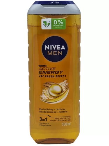 Nivea Tusfürdö 500ml MEN Active energy