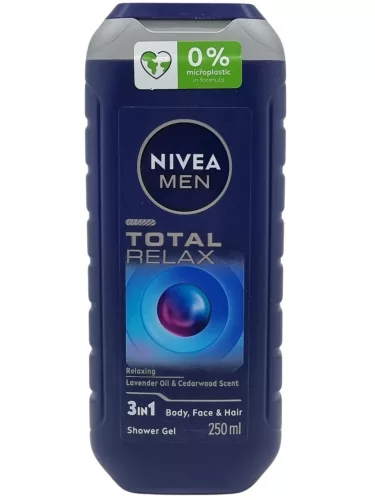 NIVEA Tusfürdő 250ml MEN Total Relax