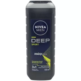 Nivea Tusfürdö 500ml MEN Deep SPORT